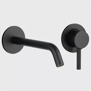 Смеситель для раковины AQUAme Siena AQM6215MB черный матовый