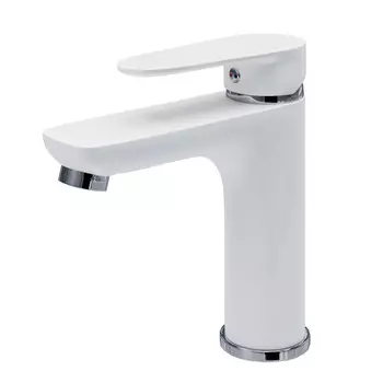 Смеситель для раковины Aringa Рейн AR02008WH белый