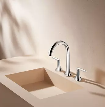 Смеситель для раковины Arrow AG4261CP на 3 отверстия, хром