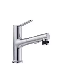 Смеситель для раковины BelBagno BB-LVMD-CRM-W0 с выдвижным изливом