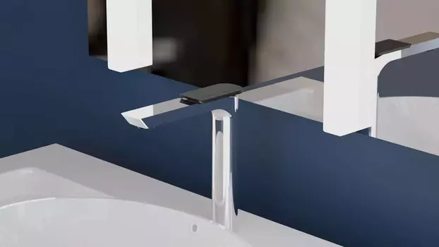 Смеситель для раковины Boch Mann Como CB XL BM9631 черный, высокий