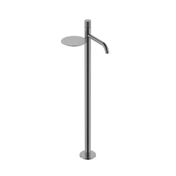 Смеситель для раковины Boheme Stick 120-GM.2 напольный, графит матовый, ручка touch