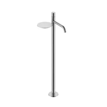 Смеситель для раковины Boheme Stick 120-NB напольный, никель брашированный, ручка diamond