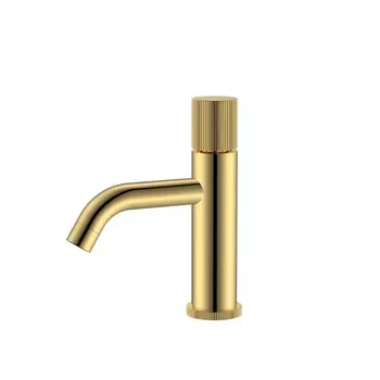 Смеситель для раковины Boheme Stick 121-GG.3 золото linea
