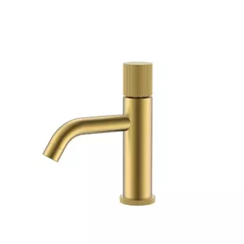 Смеситель для раковины Boheme Stick 121-MG.3 золото матовое linea