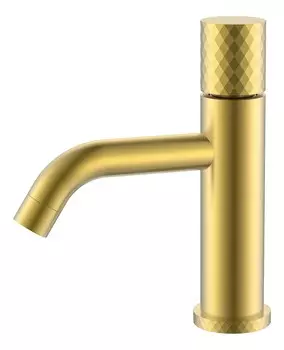 Смеситель для раковины Boheme Stick 121-MG золото матовое diamond