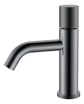 Смеситель для раковины Boheme Stick 121-SGM.2 графит глянец touch