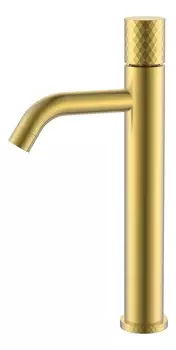 Смеситель для раковины Boheme Stick 122-MG золото матовое diamond