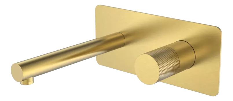 Смеситель для раковины Boheme Stick 125-MG.2 золото матовое touch