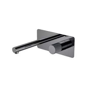 Смеситель для раковины Boheme Stick 125-SGM.3 графит глянец linea