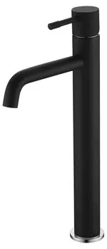 Смеситель Boheme Uno 462-BCR для раковины,черный/хром