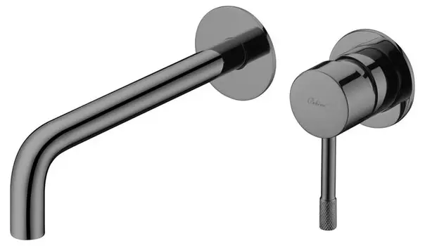 Смеситель для раковины Boheme Uno 465-SGM с внутренней частью, антрацит