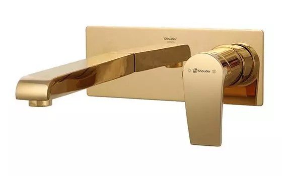 Смеситель для раковины-чаши Shouder Romer 0260206 золото
