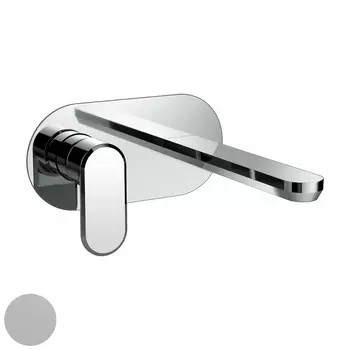 Смеситель для раковины Cisal Lineaviva LV00551021 на 2 отверстия