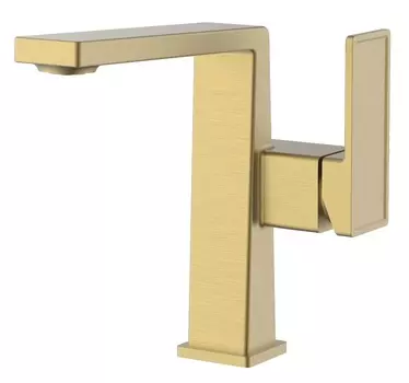 Смеситель для раковины D&C Domincare DC01110BG золото матовое