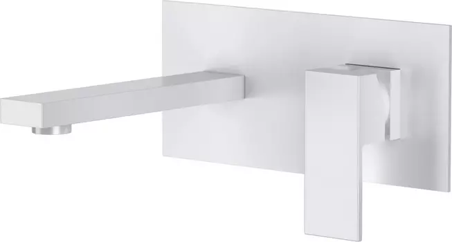 Смеситель для раковины DK Bayern Liszt DA1514408 встраиваемый настенный матовый белый