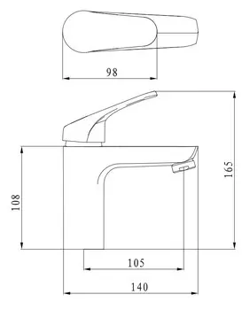 Смеситель для раковины ESKO Palermo PE26new хром