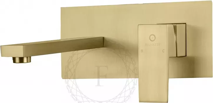 Смеситель для раковины Filarete Fing FL4040MG золото матовое