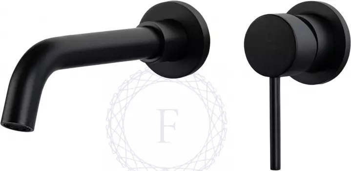 Смеситель для раковины Filarete Roun FL4020BL черный матовый