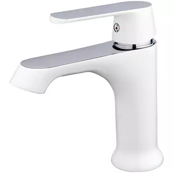 Смеситель для раковины Frap H31 F1031 белый / хром