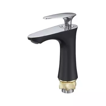 Смеситель для раковины G-lauf LOT LOT1-A010YB хром;черный