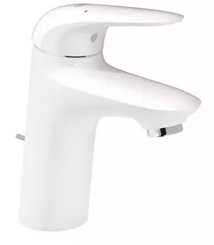 Смеситель для раковины Grohe Eurostyle 23707LS3 с донным клапаном, белая луна