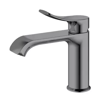 Смеситель для раковины Haiba HB10553-3 оружейная сталь