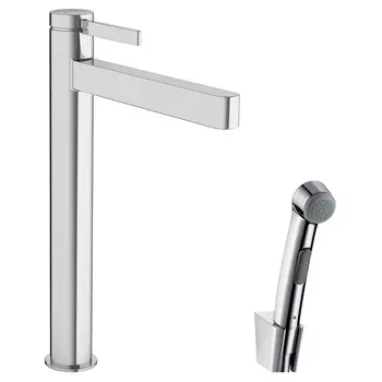 Смеситель для раковины Hansgrohe Finoris 76220000 с гигиеническим душем