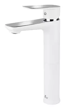 Смеситель для раковины Kaiser Atrio 60033 высокий, хром/белый