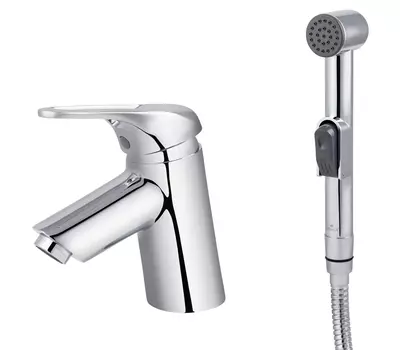 Смеситель для раковины Kaiser Douglas 12088 с гигиеническим душем, хром