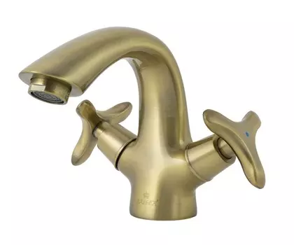 Смеситель для раковины Kaiser Trio 57011-1 бронза