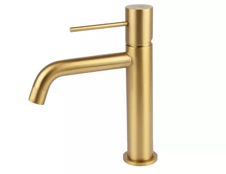 Смеситель для раковины Kaiser Vita 43211-3 шлифованное золото