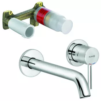 Смеситель для раковины Kludi Bozz 382450576S встраиваемый, со скрытой частью, хром