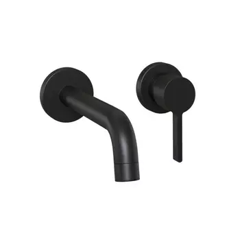 Смеситель для раковины Paini Brera 74PZ208 встраиваемый, черный матовый