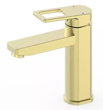 Смеситель для раковины Panta PT139010BG золото матовое