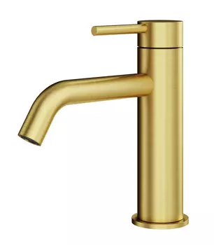 Смеситель для раковины Plumberia Selection IXO XO0053OB золото брашированное