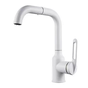 Смеситель для раковины Raffine F201C белый