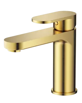 Смеситель для раковины Raglo R50.10.23 золотой сатин