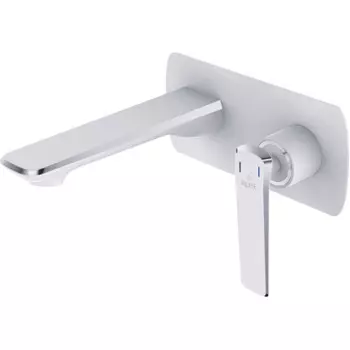 Смеситель для раковины Rose R13F R1341F белый/хром