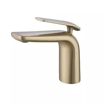 Смеситель для раковины Rose R3901G золотой сатин