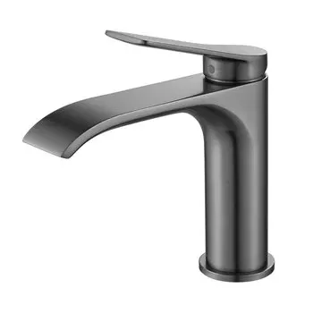 Смеситель для раковины Shevanik S4101T оружейная сталь