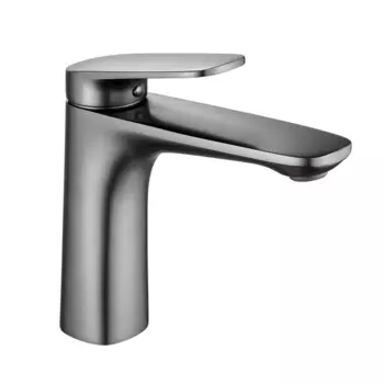 Смеситель для раковины Shevanik S8501T оружейная сталь