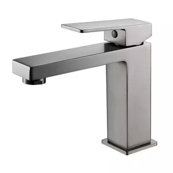 Смеситель для раковины Shevanik S9601T оружейная сталь