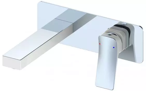 Смеситель для раковины скрытого монтажа Panta PT869006CBW хром/белый