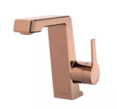 Смеситель для раковины Teska THETIS E5209 розовое золото