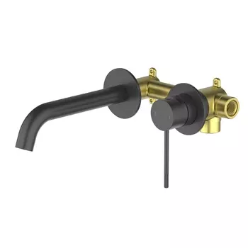 Смеситель для раковины Timo Saona 2372/03SM с внутренней частью, черный матовый