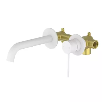 Смеситель для раковины Timo Saona 2372/16SM с внутренней частью, белый матовый