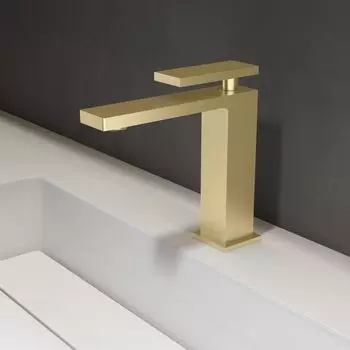 Смеситель для раковины Vincea Rim VBF-2DS1BG сатин