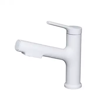 Смеситель для раковины Wonzon & Woghand WW-A40862-MW белый