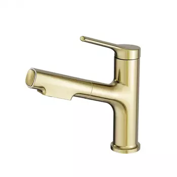 Смеситель для раковины Wonzon & Woghand WW-A40862-BG золото